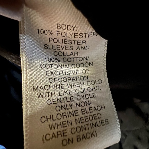 Susan Bristol multi media jacket black large Zipper pockets embroidered design - Picture 7 of 10